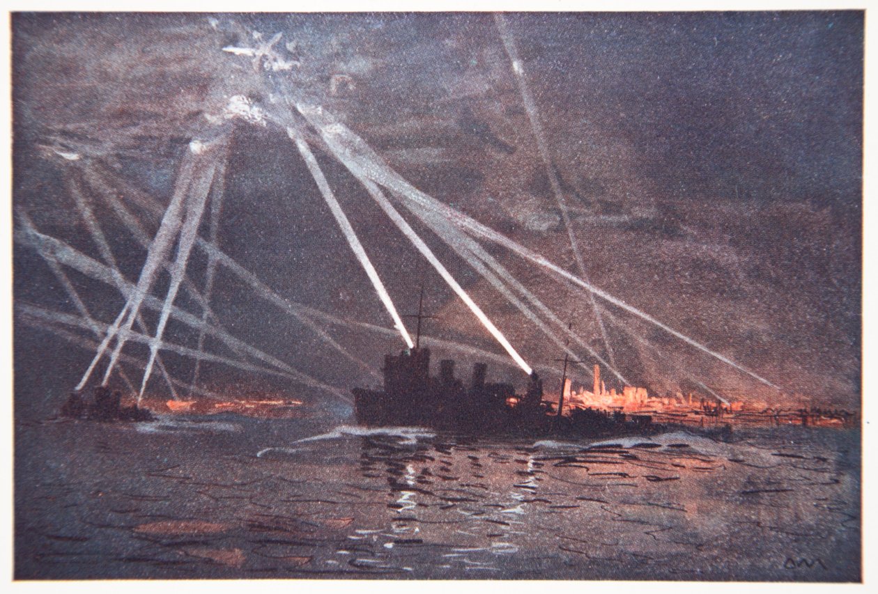 Blood and Iron: An Air-raid in the North, illustration from 