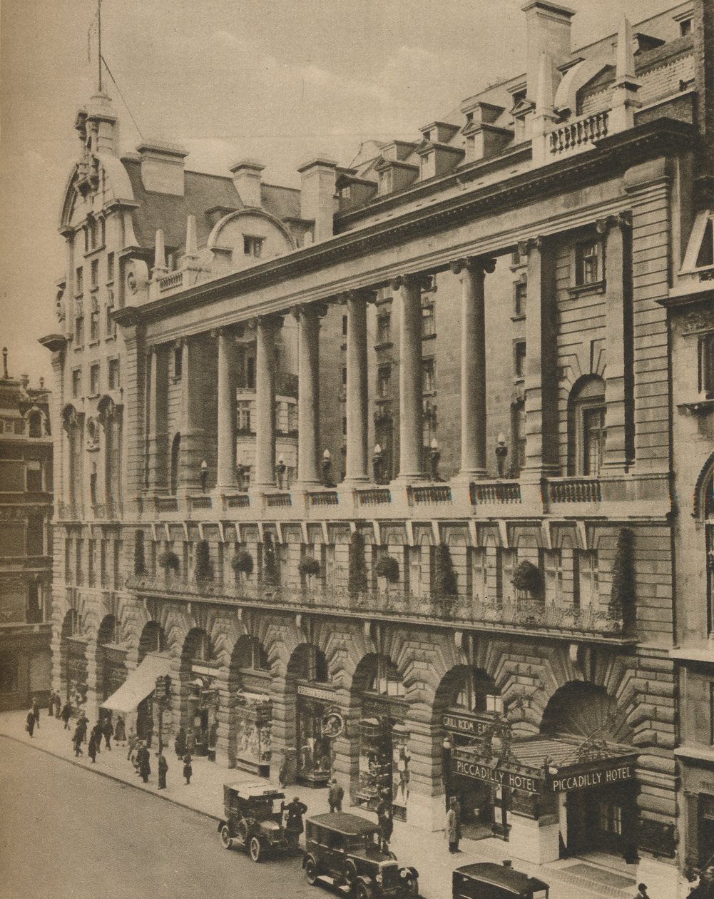 South Front of the Piccadilly Hotel, Erected in 1908 by Donald McLeish