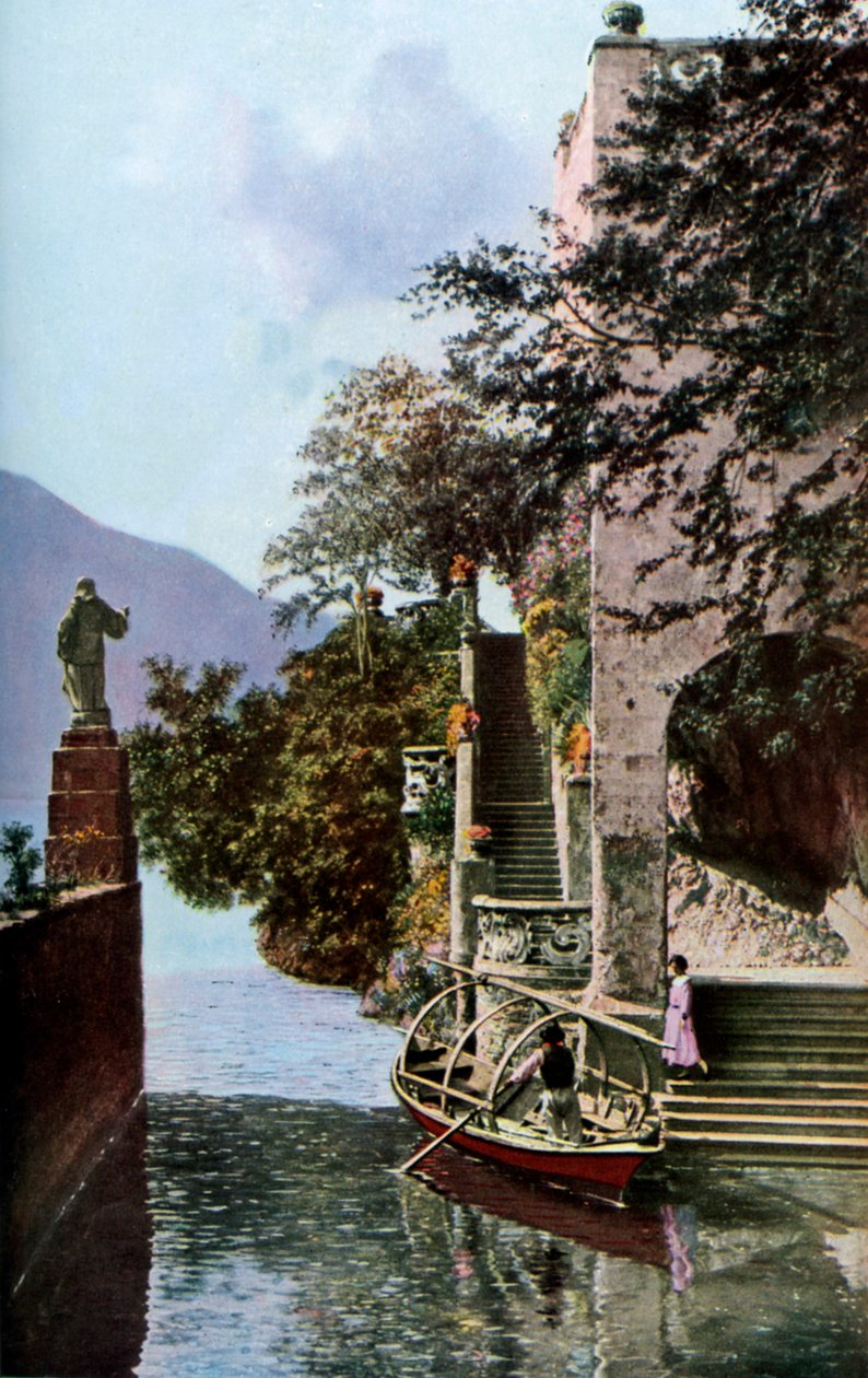 Villa del Balbianello, Lenno, Lake Como, Italy, c. 1930s by Donald McLeish