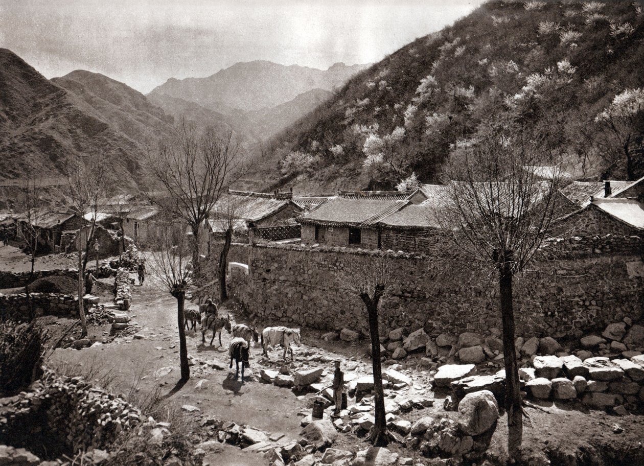 The Pass of Nankou, Near Beijing by Donald Mennie