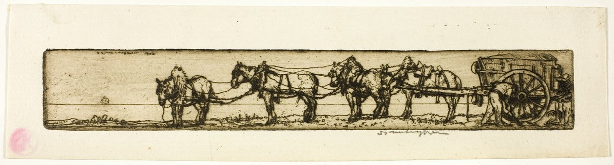 Draught Horses by Donald Shaw MacLaughlan