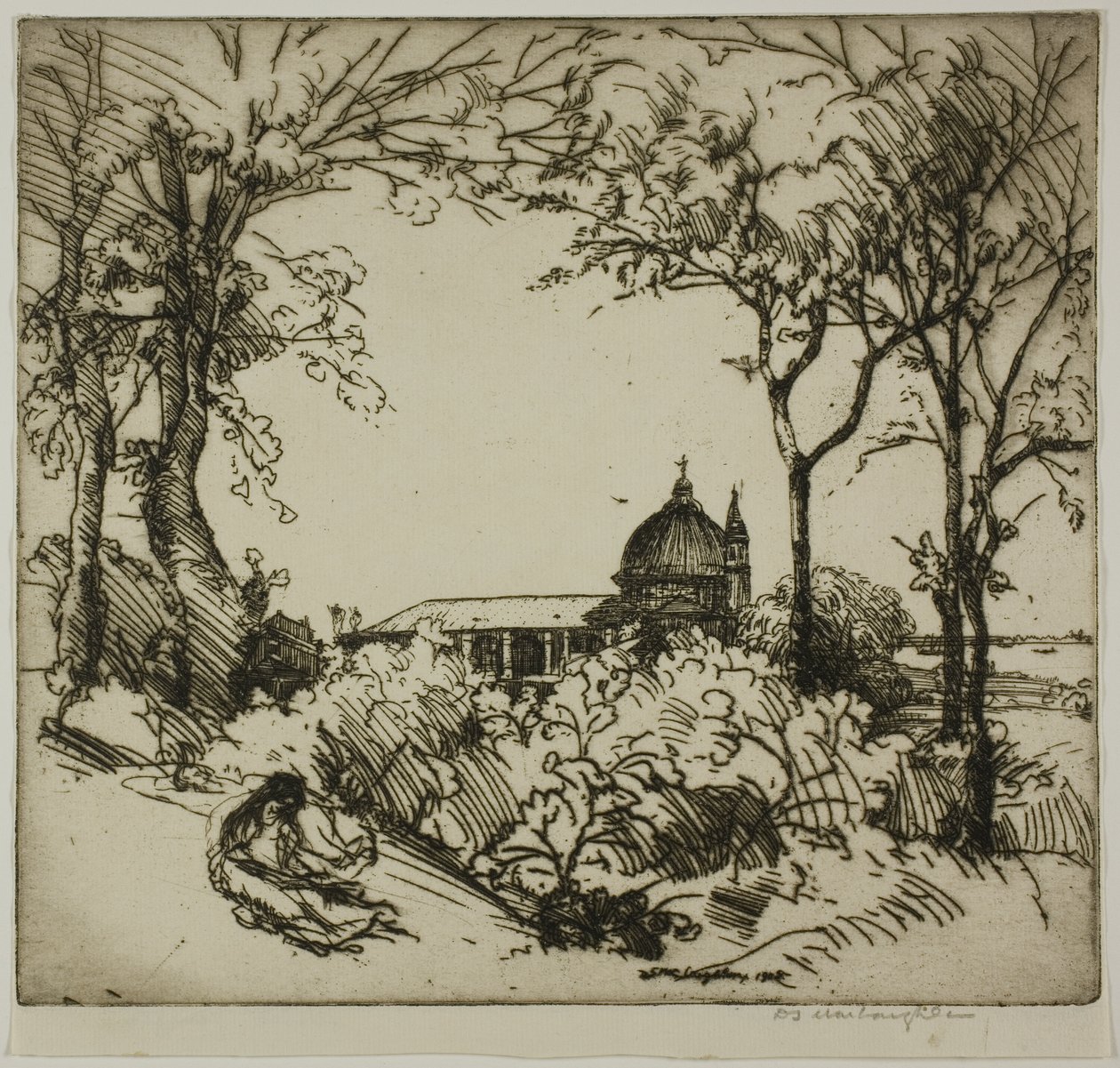 Idyll, Venice by Donald Shaw MacLaughlan