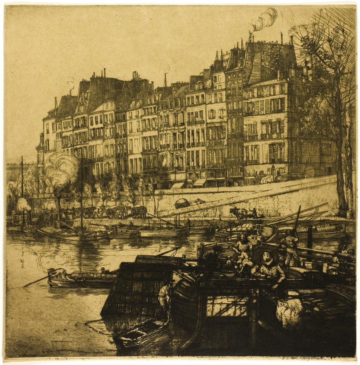 The City, Paris by Donald Shaw MacLaughlan