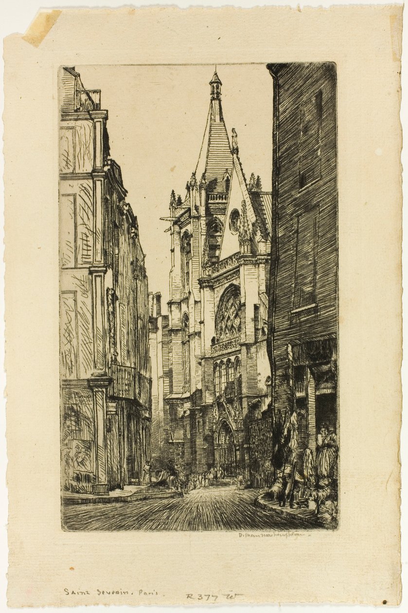St. Séverin, Paris by Donald Shaw MacLaughlan