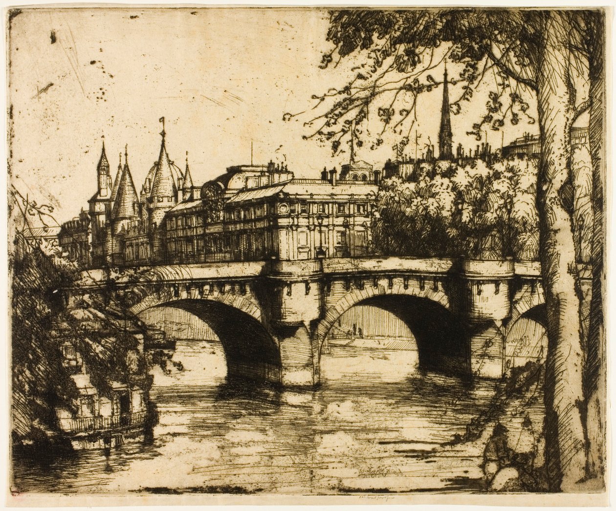 The Conciergerie, Paris by Donald Shaw MacLaughlan