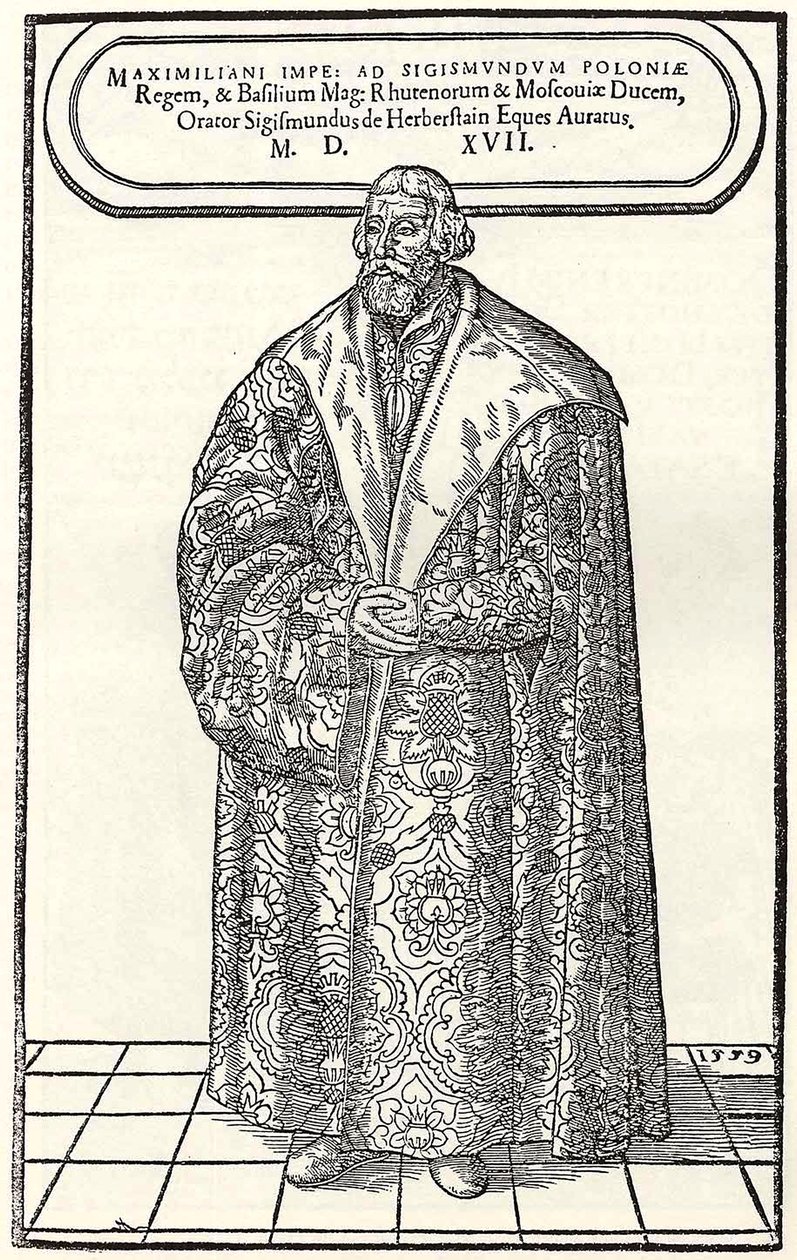 Portrait of Baron Sigmund von Herberstein, Ambassador in Poland and Russia by Donat Hübschmann