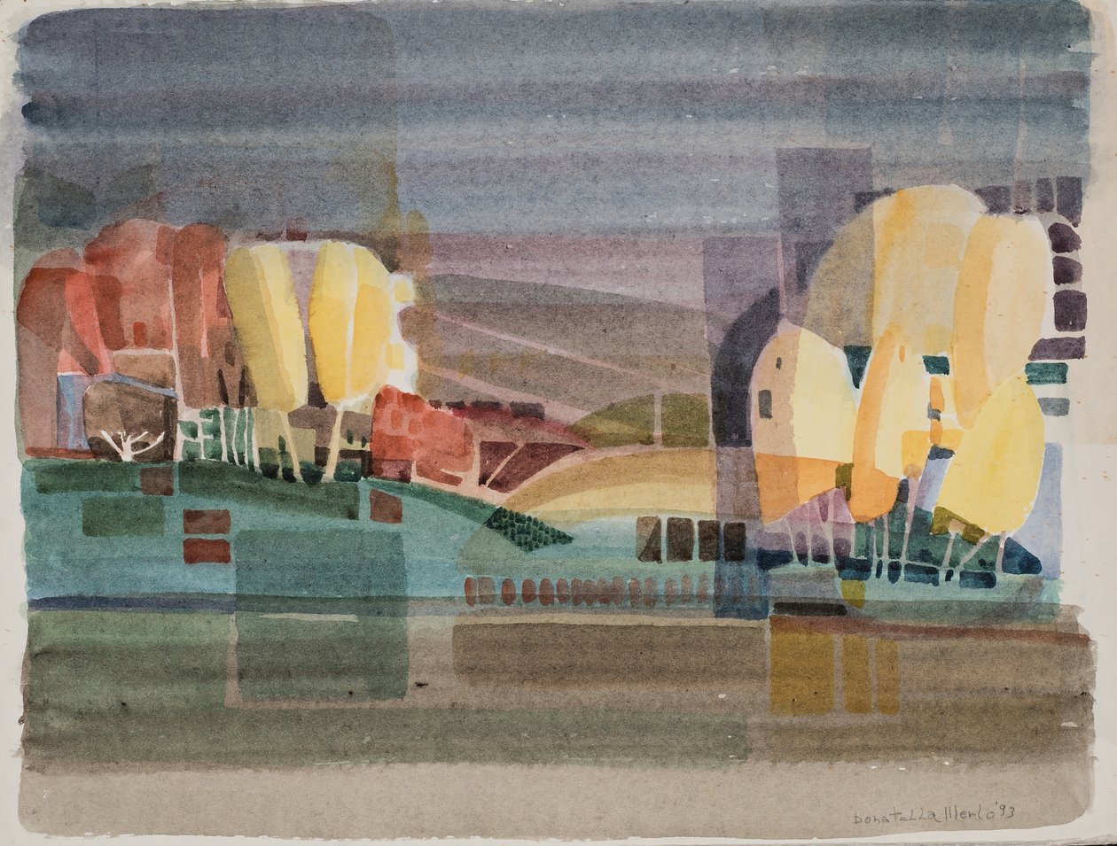 Abstract Landscape by Donatella Merlo