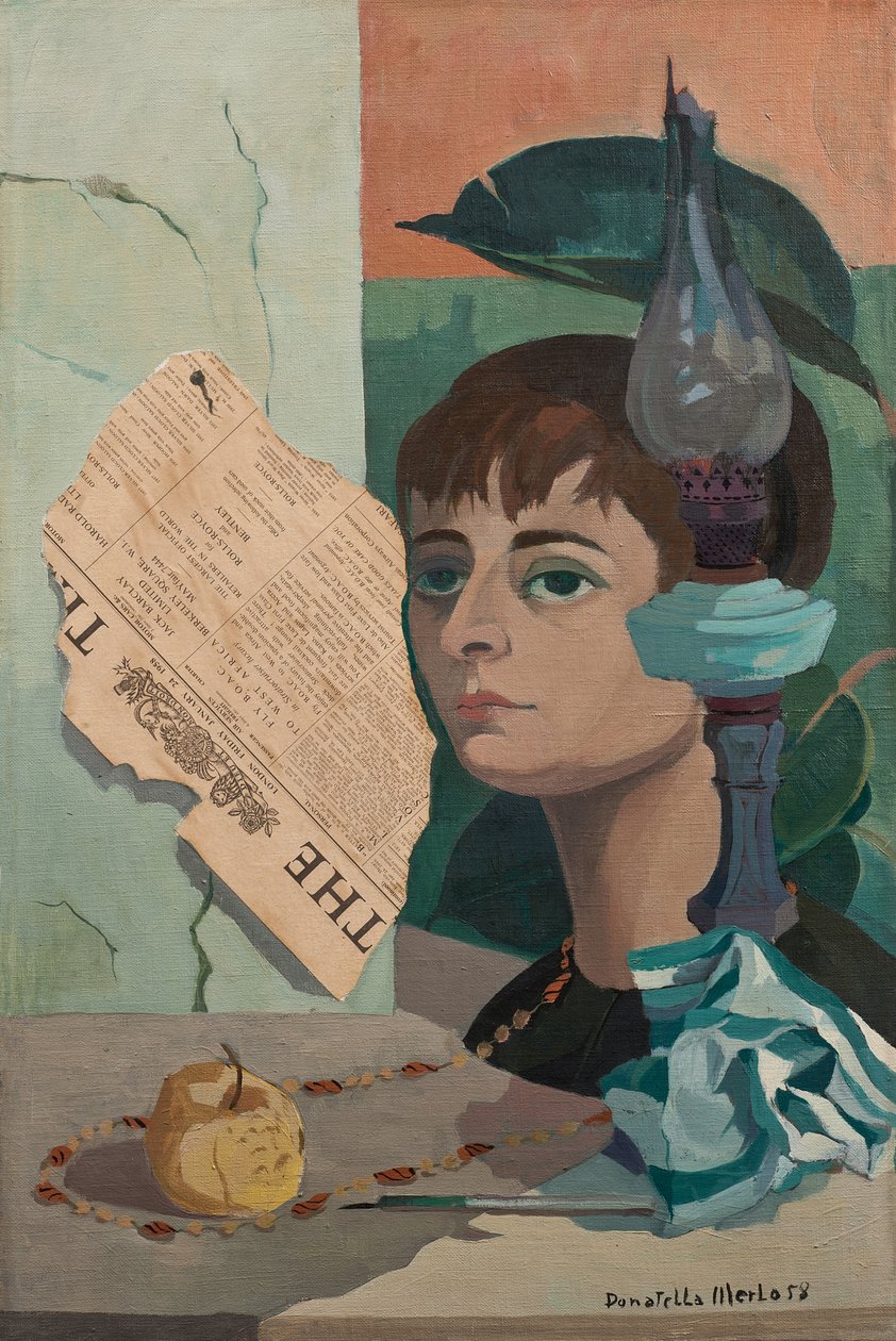 Self-portrait by Donatella Merlo
