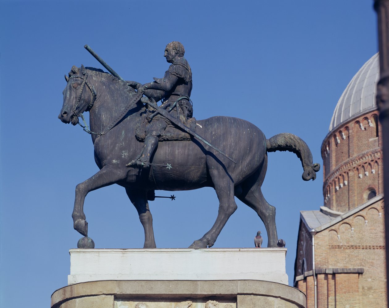Equestrian Portrait of Gattamelata, 1453 by Donatello