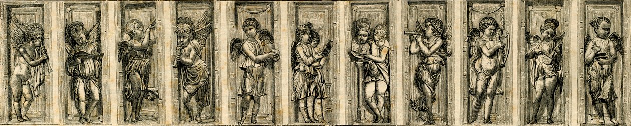 Cherubs, bronze reliefs by Donatello, Basilica of Saint Anthony of Padua, Padua, Veneto, Italy by Donatello