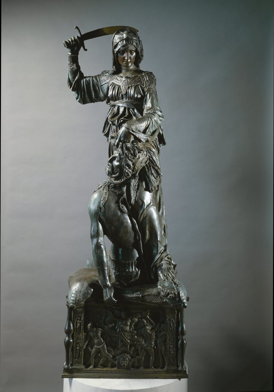 Judith and Holofernes. Bronze Sculpture by Donatello