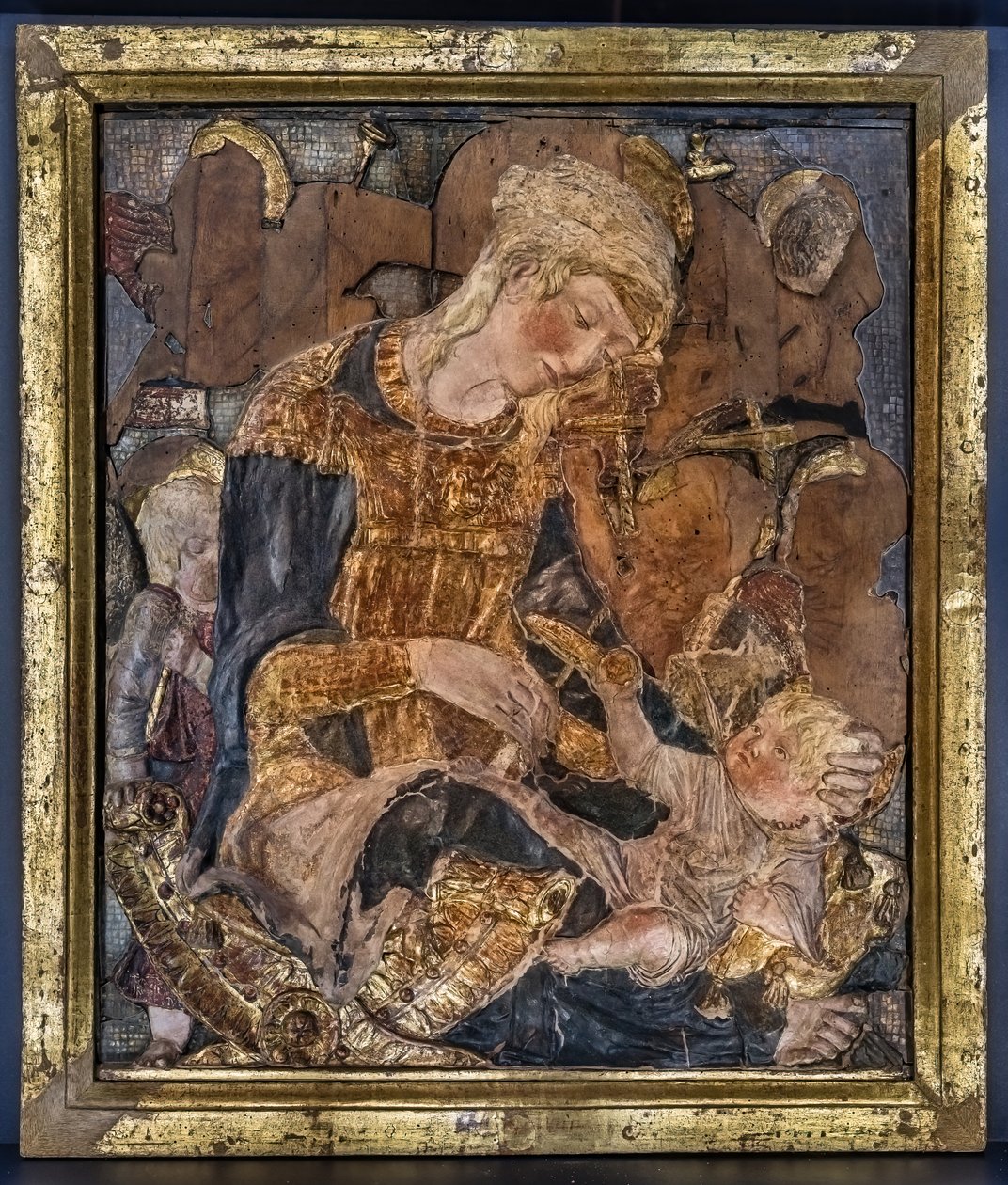 Madonna and Child and Angels by Donatello