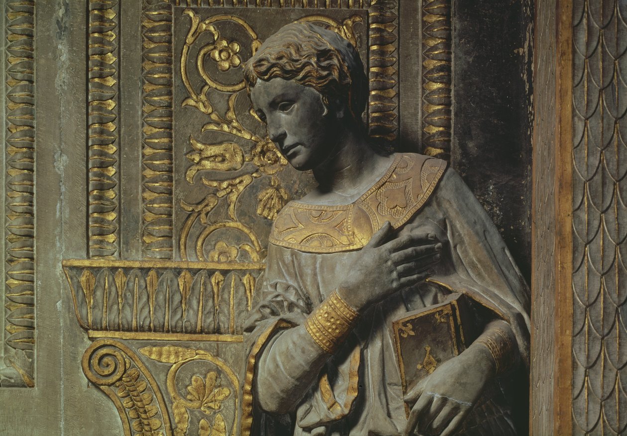 The Cavalcanti Annunciation (detail) by Donatello