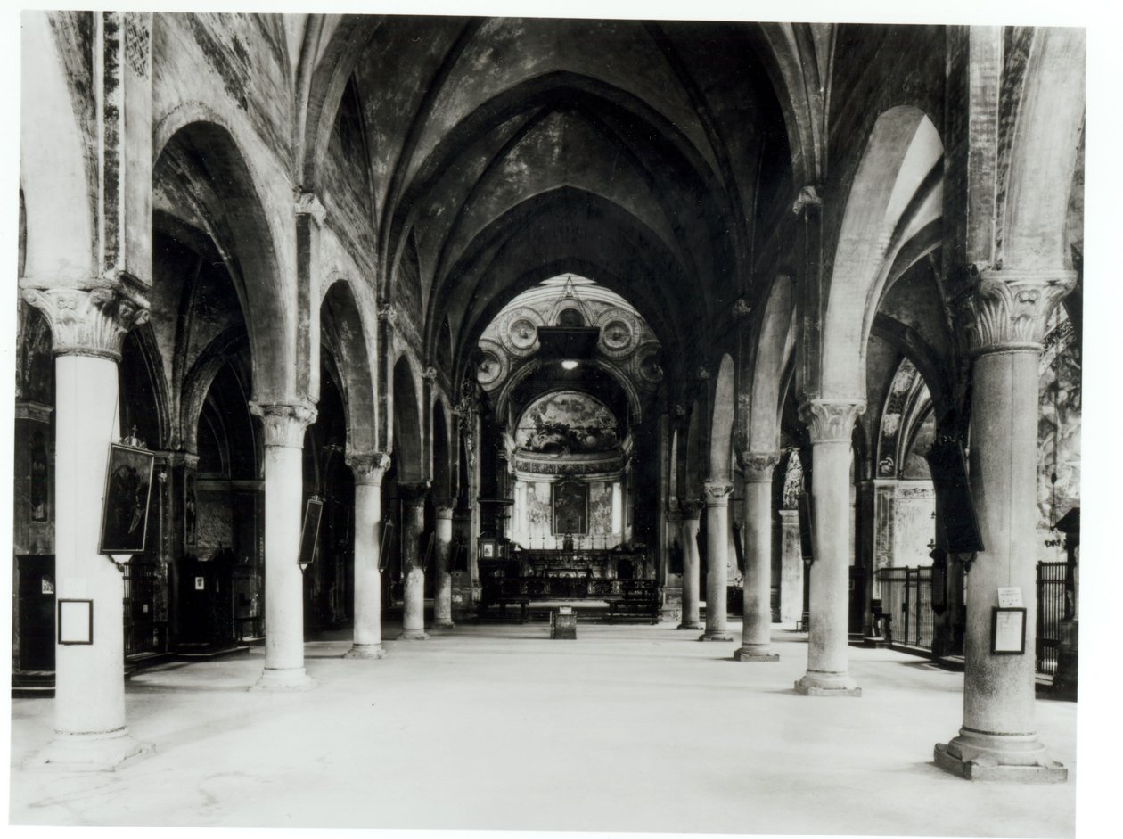 Interior of the church by Donato Bramante