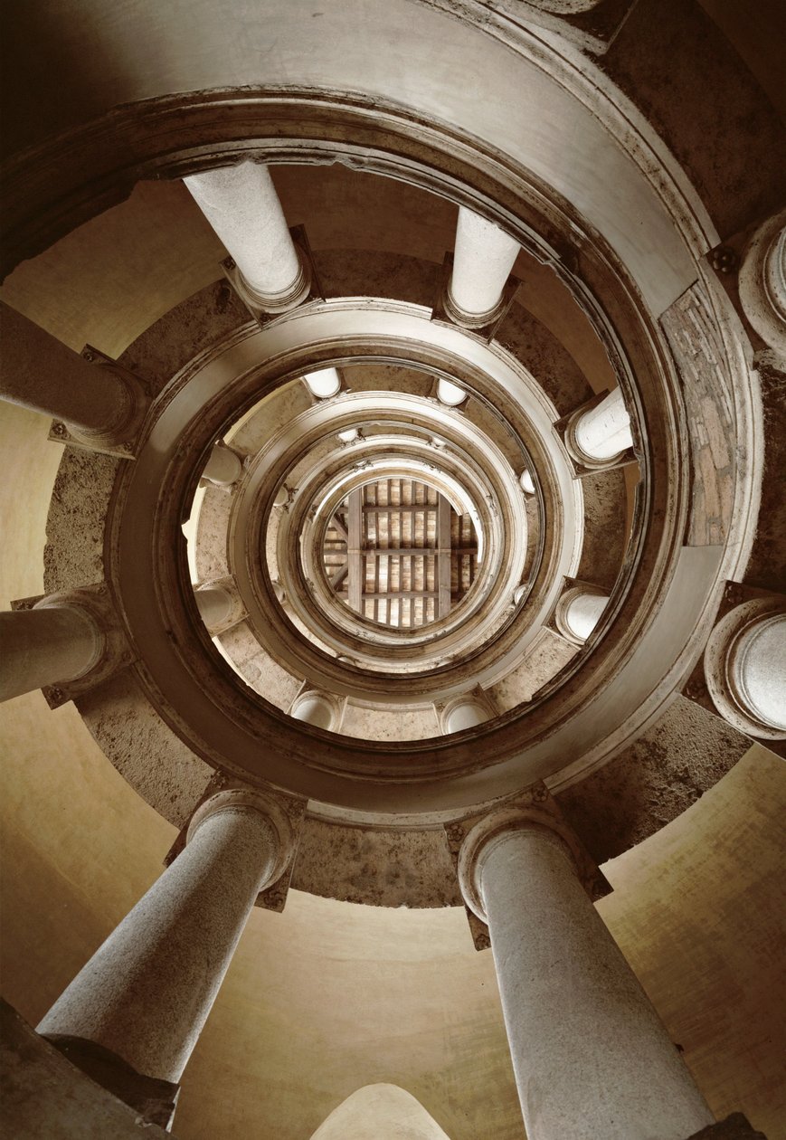 Staircase in the Vatican Palace by Donato Bramante