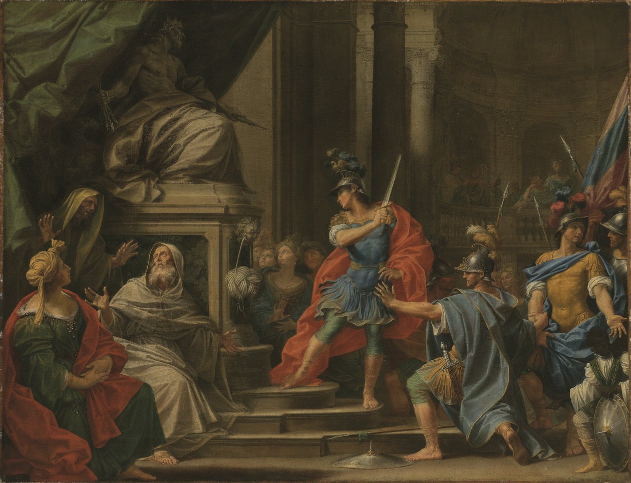 Alexander Cutting the Gordian Knot by Donato Creti