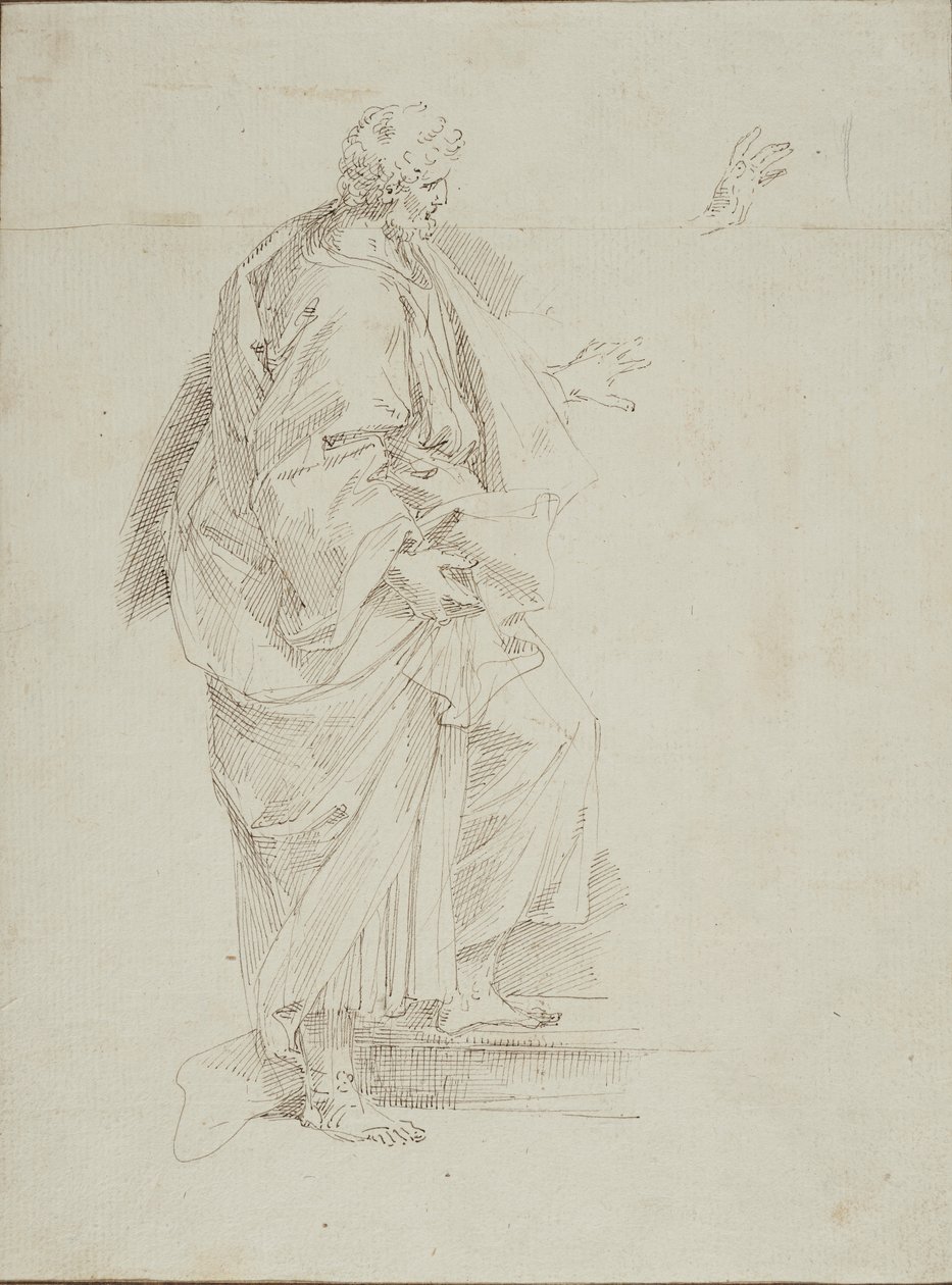 Standing male figure by Donato Creti
