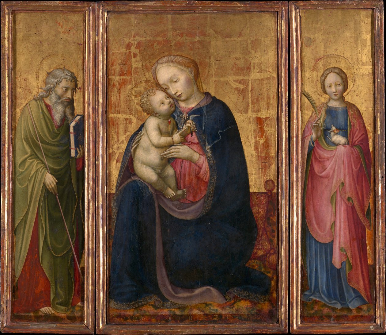 Madonna and Child with Saints Philip and Agnes by Donato de