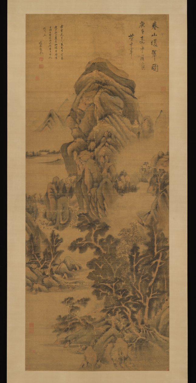 Spring Mountains over Warm Greenery by Dong Qichang