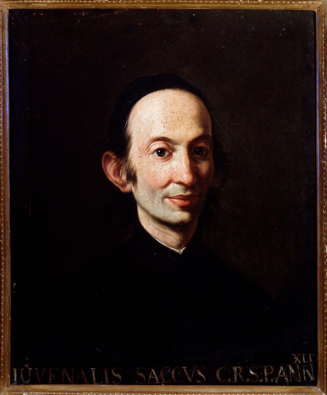 Portrait of Giovenale Sacchi, Italian musicologist by Donino Riccardi