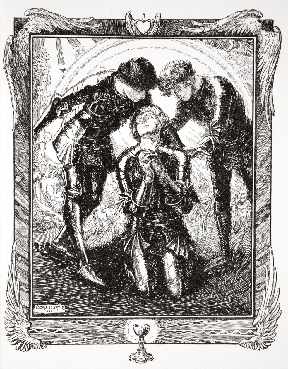Then They Went to Sir Galahad by Dora Curtis