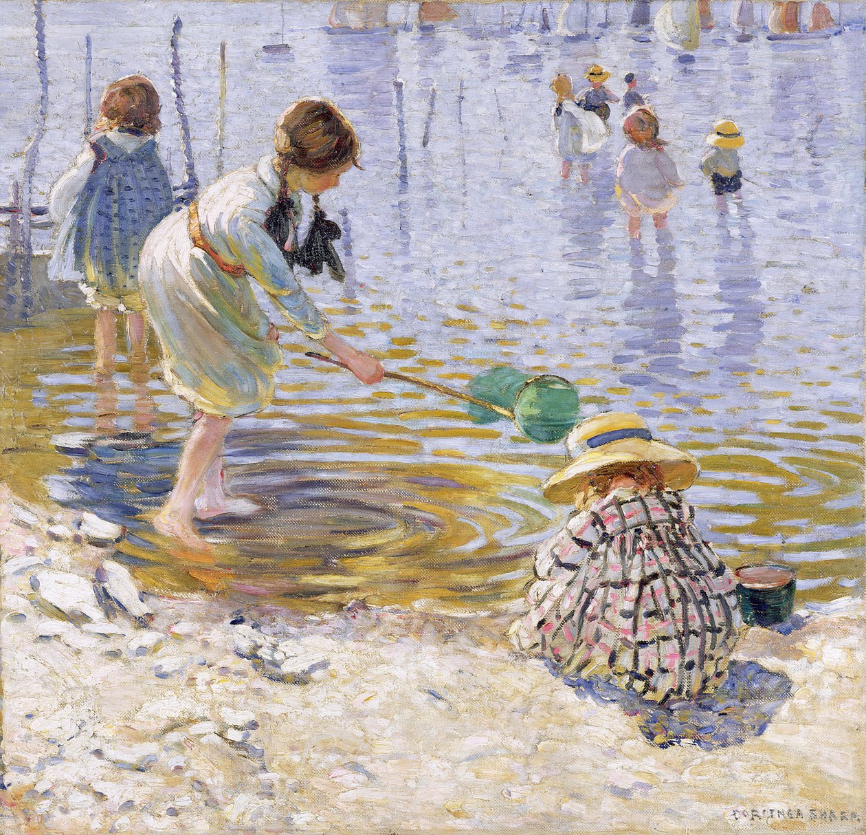 At the Seaside by Dorothea Sharp: Premium art reproduction