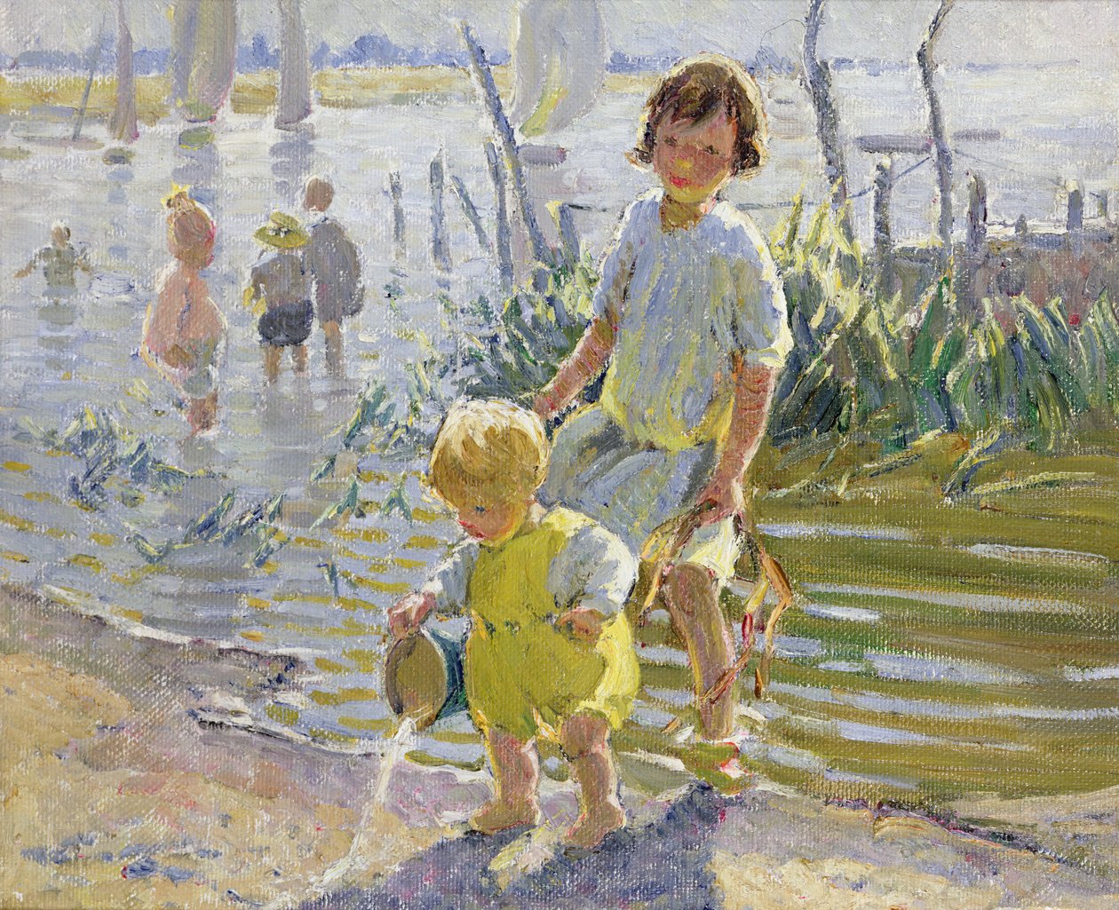 Paddling by Dorothea Sharp: Highest-quality art reproduction