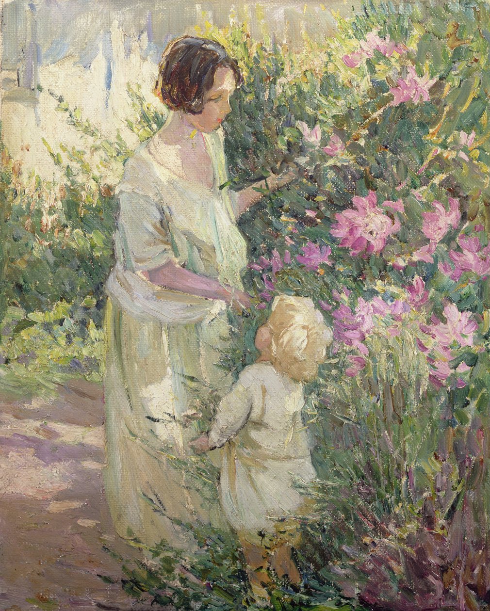 Picking Flowers by Dorothea Sharp