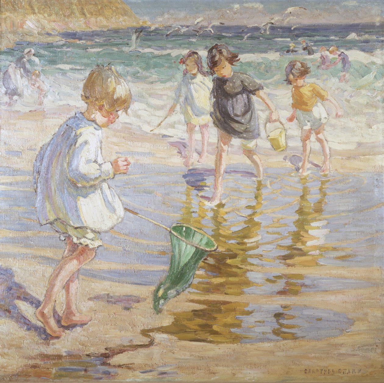 Playing by the Sea by Dorothea Sharp