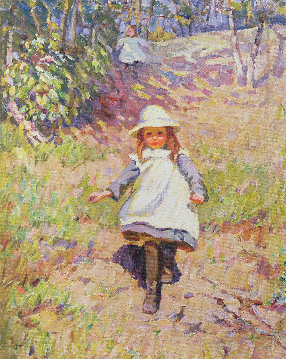 Running down the Bank by Dorothea Sharp