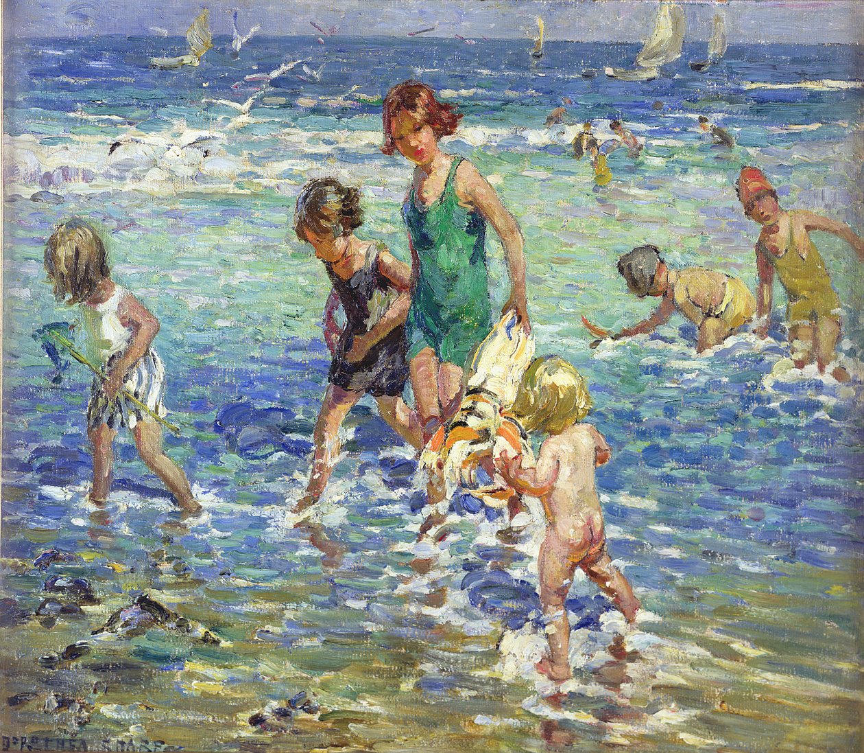 Sea Bathers by Dorothea Sharp