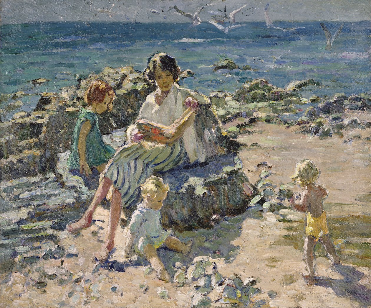 Summer on the Beach by Dorothea Sharp