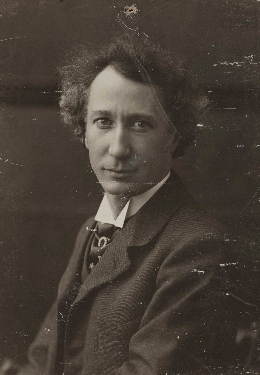 Portrait of Pianist and Composer Emil von Sauer by Dortmund . Photo studio Neuhaus
