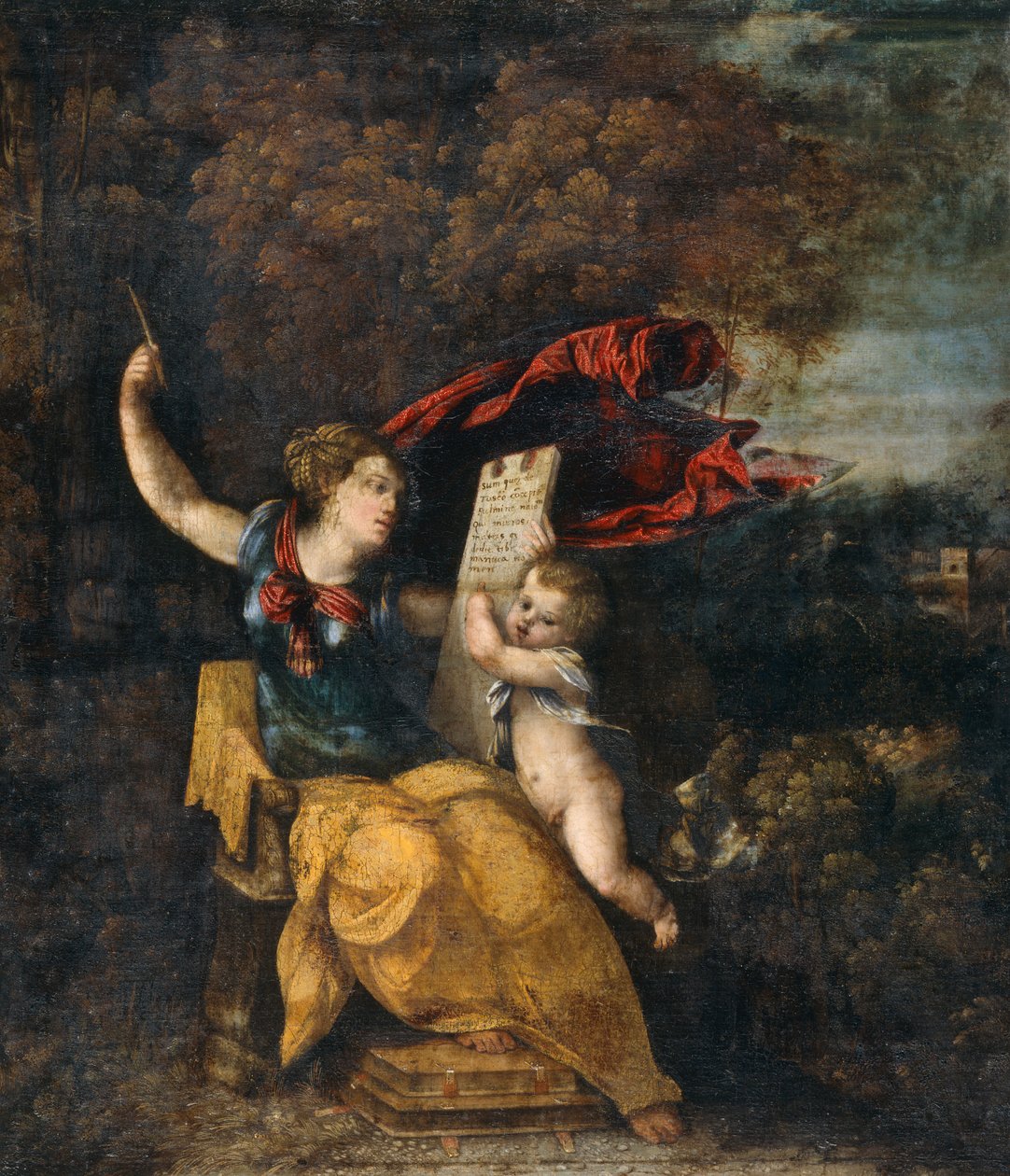 Sybil and Genius by Dosso (attr.to) Dossi