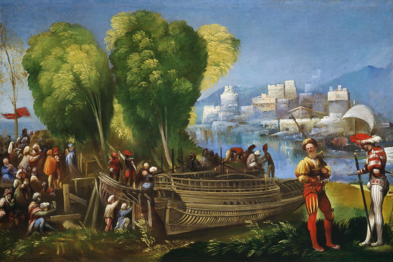Aeneas and Achates on the Libyan Coast by Dosso Dossi