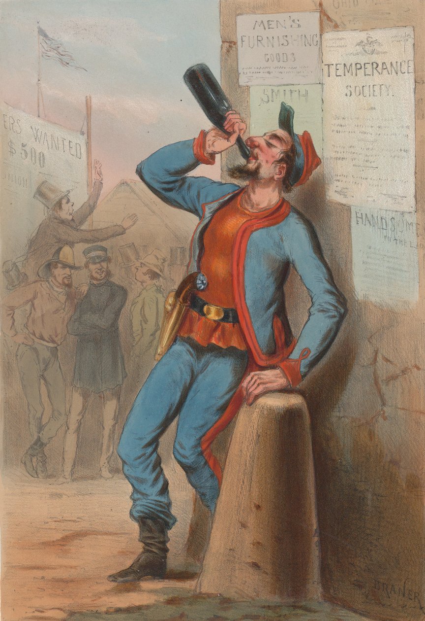 United States 1865 - New York Fire-Brigade Zouaves, 1865 by Draner