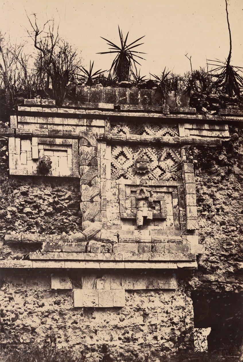 Uxmal, Indian Bas Relief, Nun
