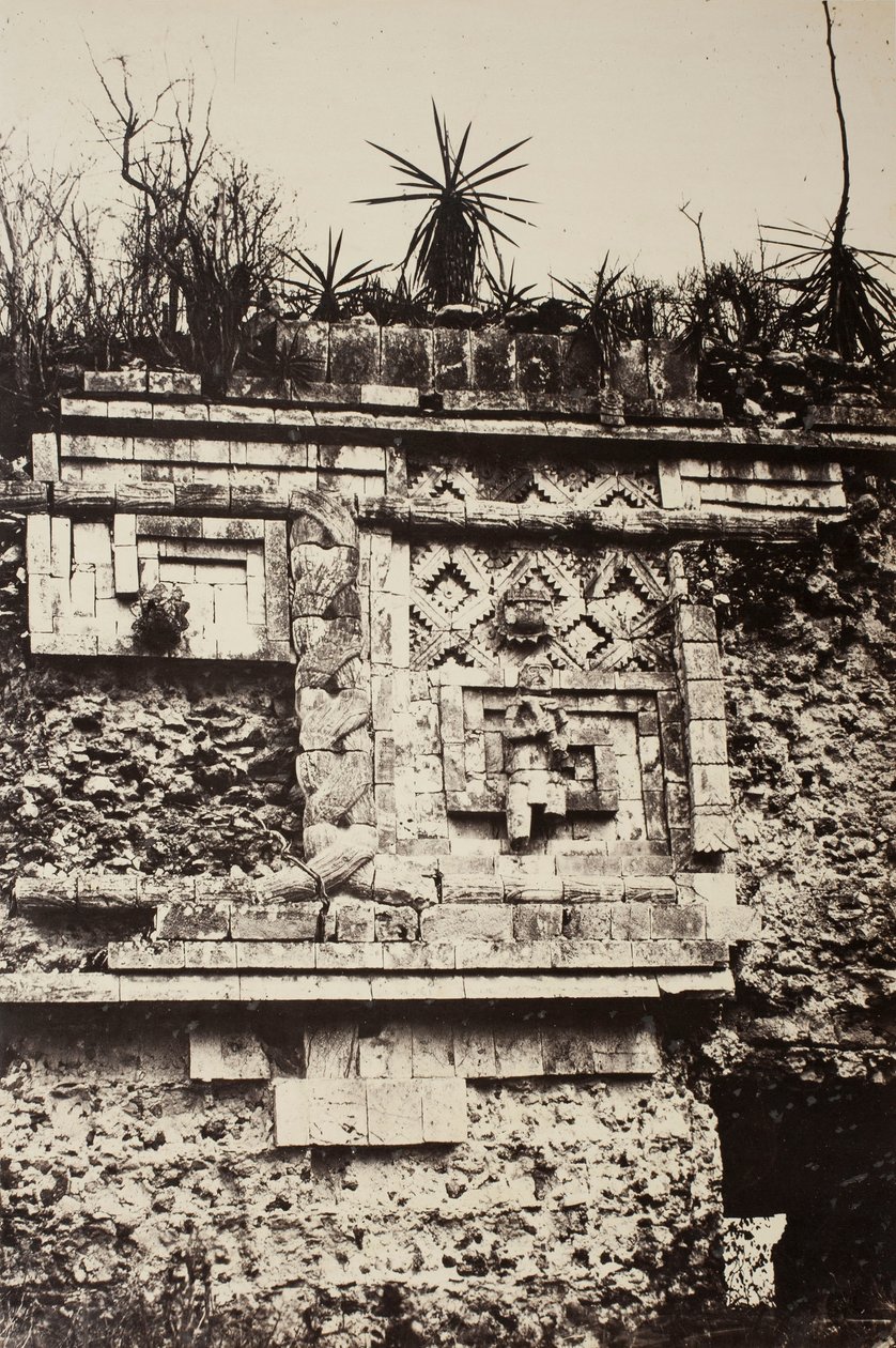 Uxmal, Indian Bas Relief, Nun