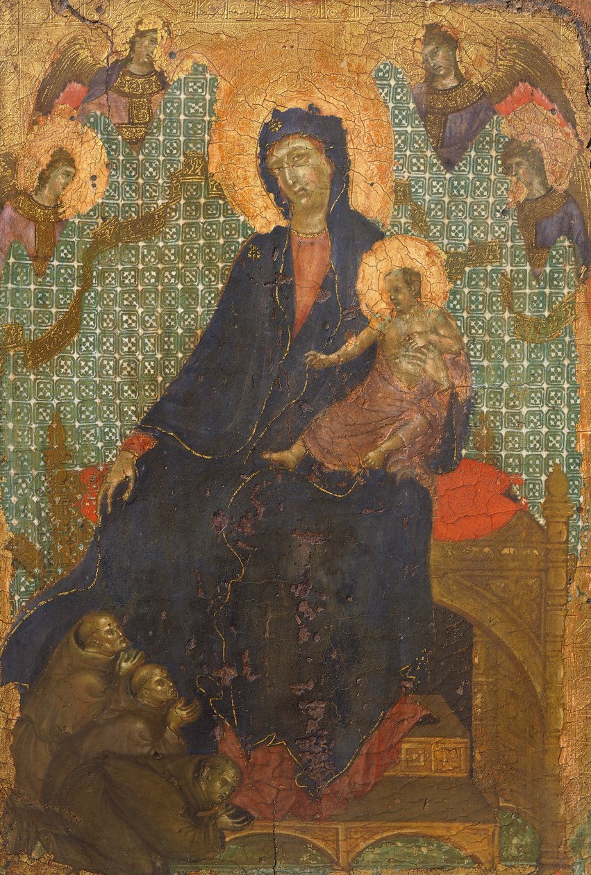 Madonna of Franciscans, by Duccio di Buoninsegna by Duccio di Buoninsegna