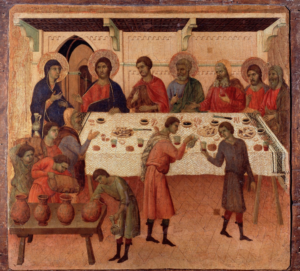 The Wedding at Cana by Duccio di Buoninsegna