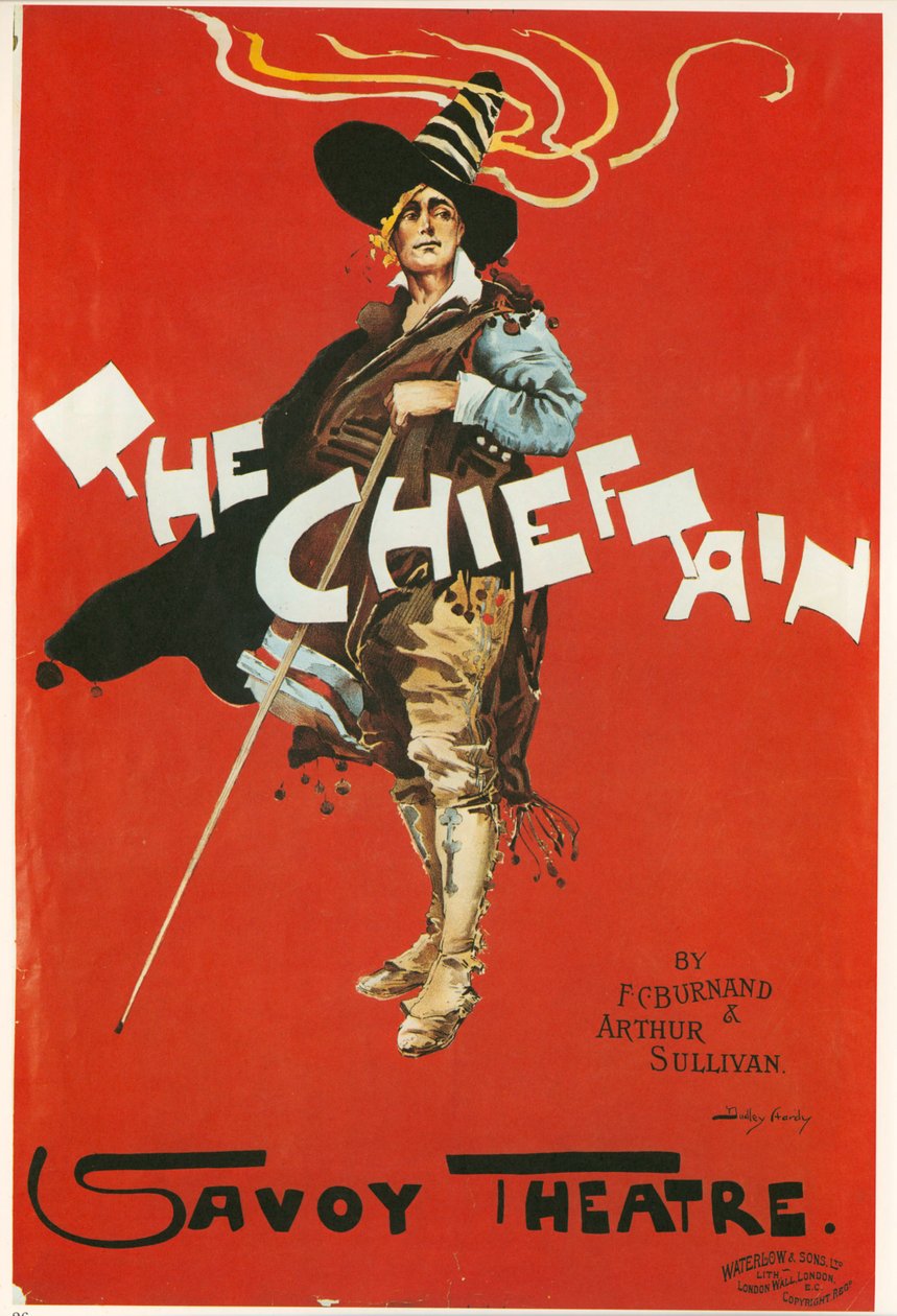 The Chieftain, Savoy Theatre, c.1898 by Dudley Hardy