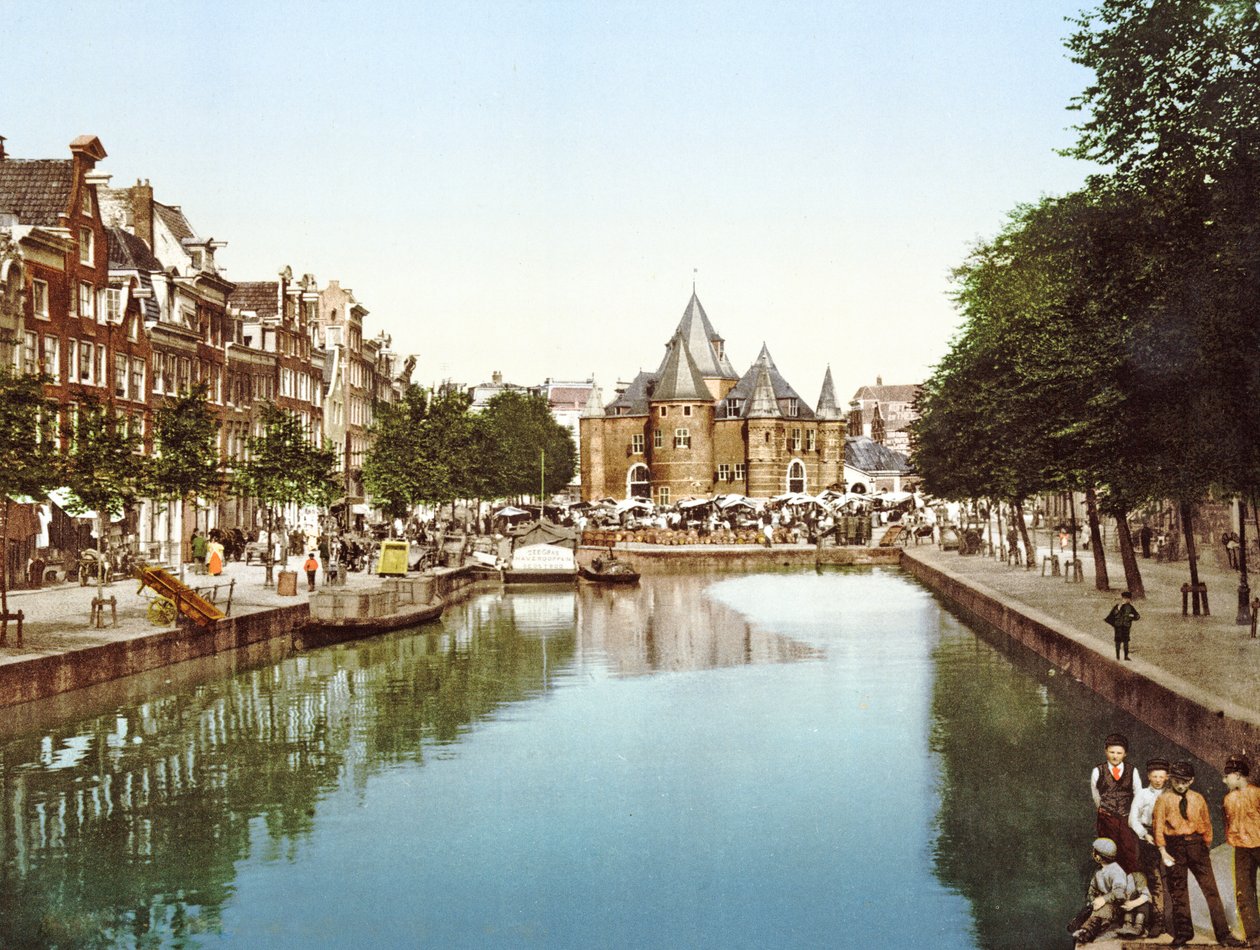 The New Market and Bourse, Amsterdam, Netherlands by Dutch Photographer