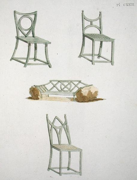 A collection of seats, from 