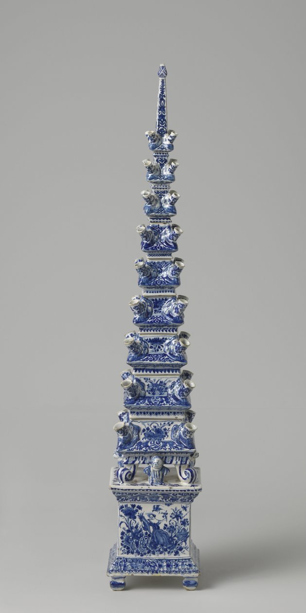 Flower pyramid, c.1710-20 by Dutch School