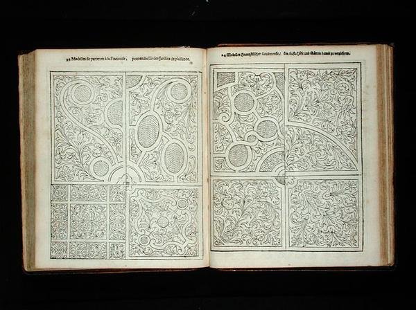 French style parterres, from 