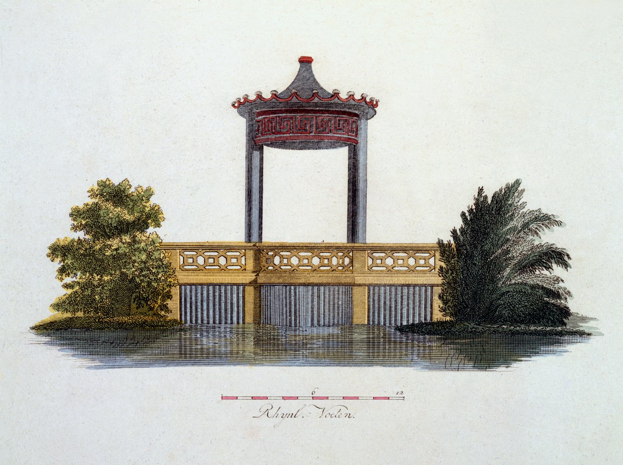 Illustration from Magazine of Garden Gems by G. van Laar, published 1802 by Dutch School