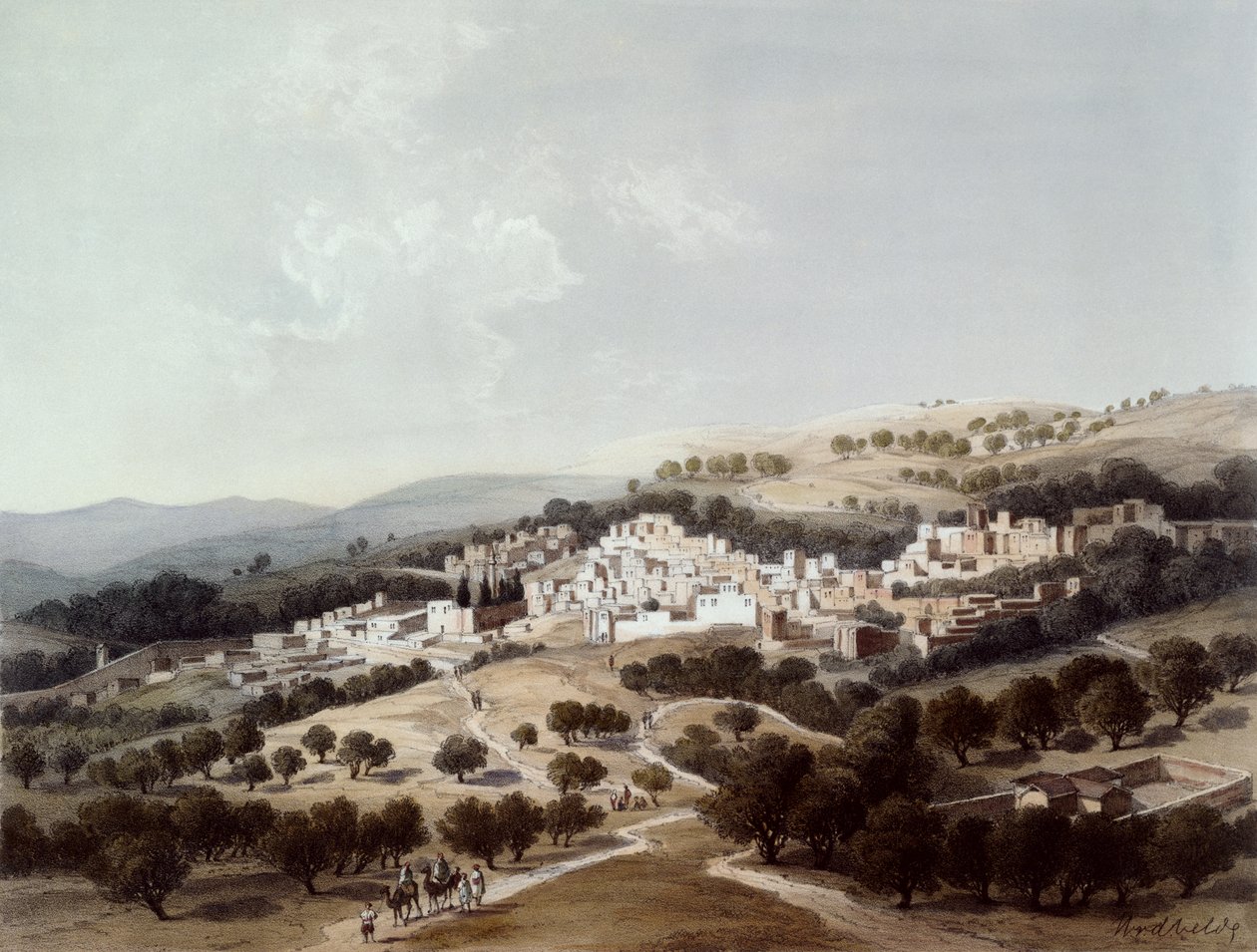 Nazareth, engraved by Terry by Dutch School