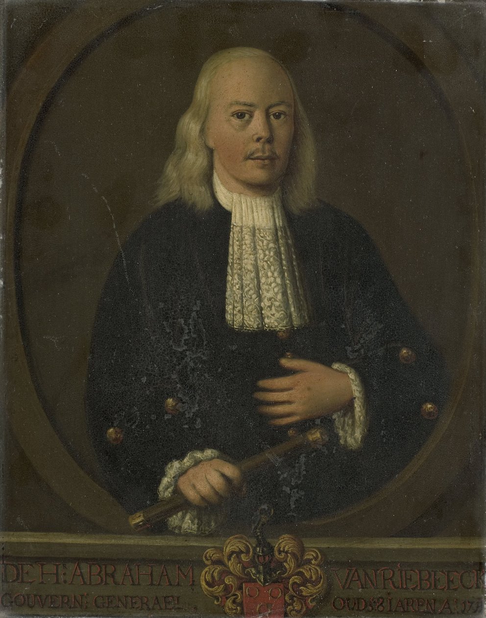 Portrait of Abraham van Riebeeck by Dutch School