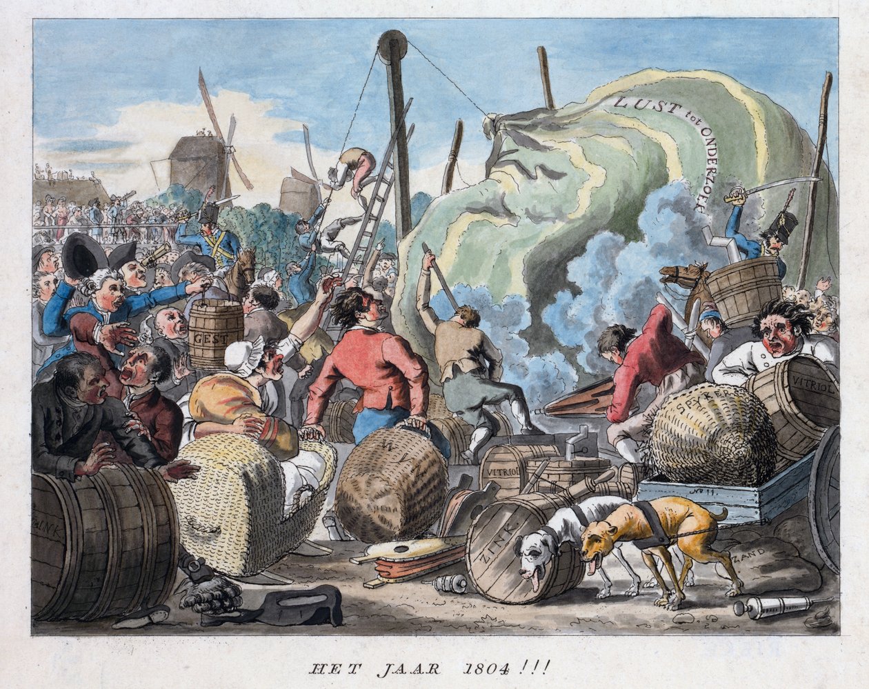 The Year 1804, c.1794 by Dutch School