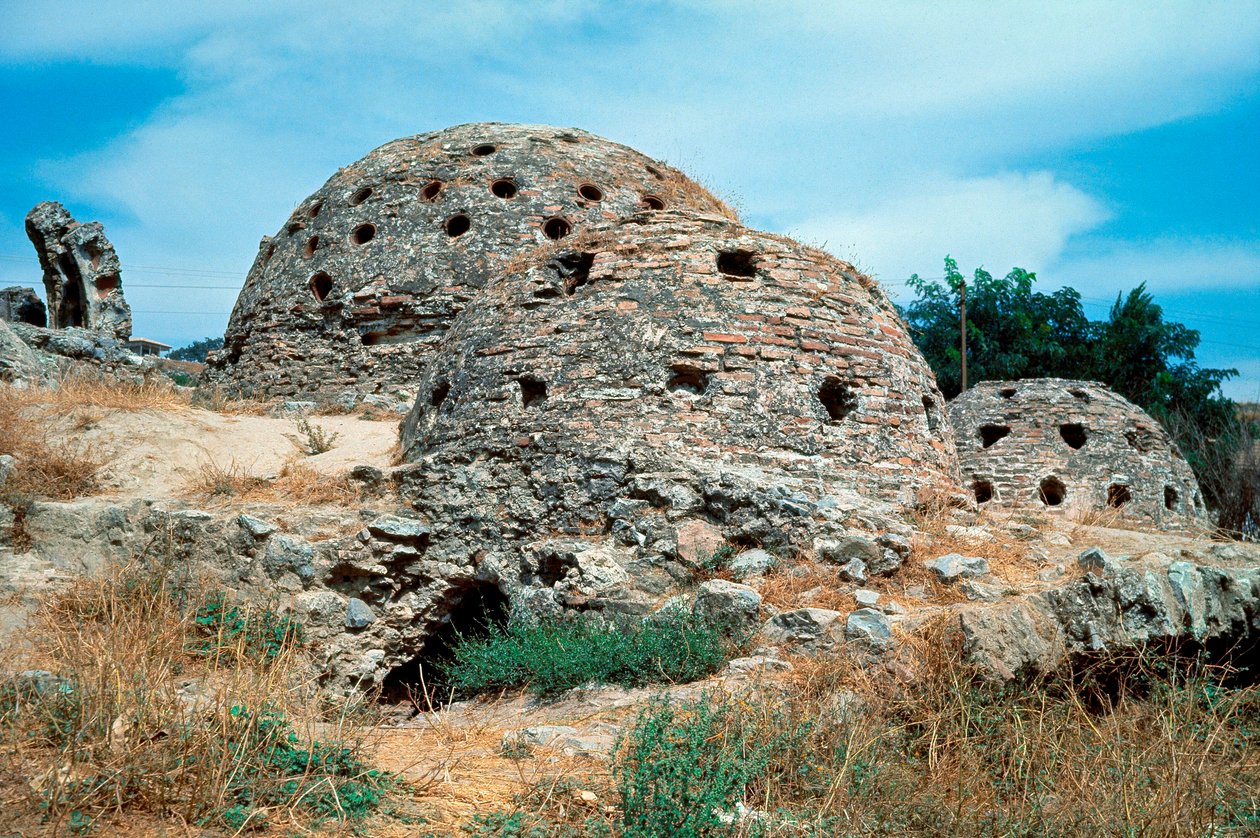 Domes of baths (hammams) of the 14th century by Dynasty Seljuq
